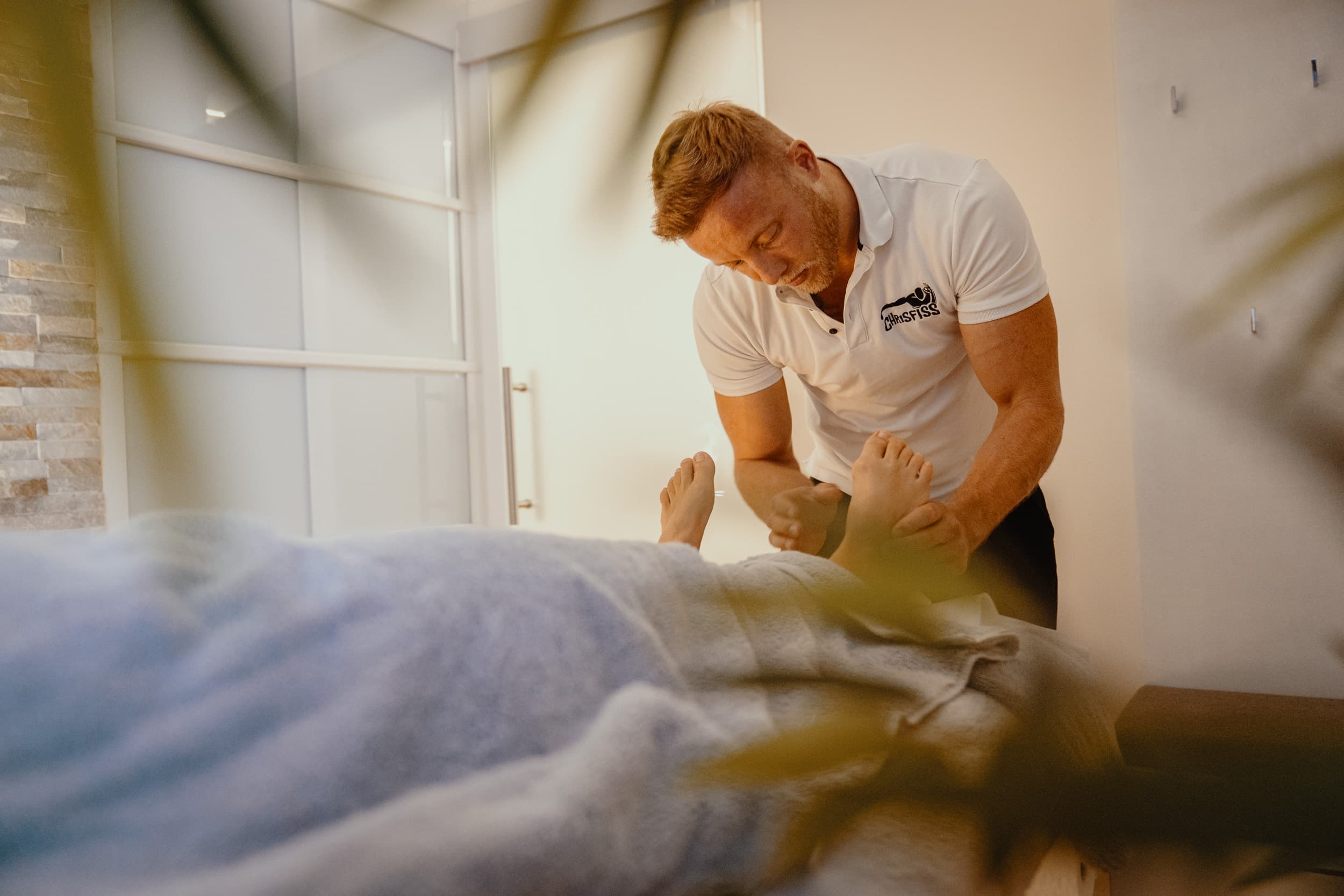 Fußzonenmassage